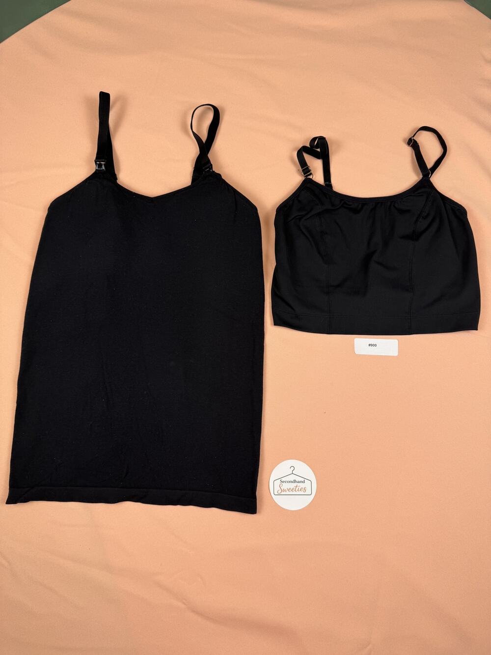 Nursing Tank Top Bundle – Medium | Auden & Davin & Adley | Black (2 Pieces) #900